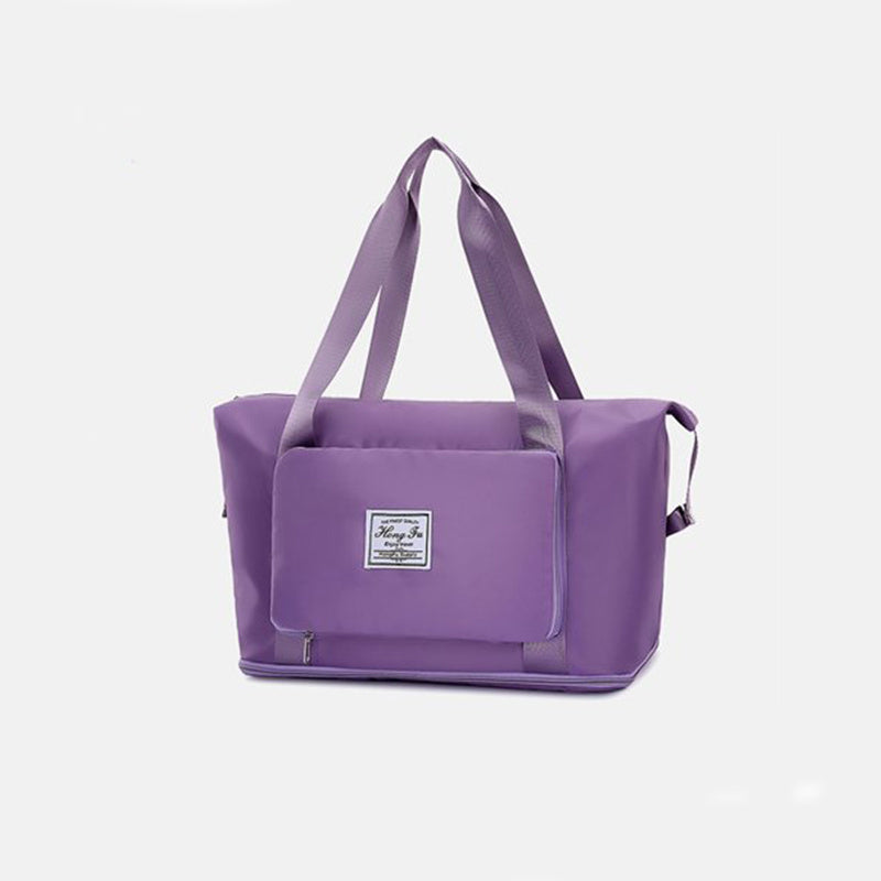 Foldable Storage Travel Bag Waterproof Large Capacity Gym Fitness Bag Weekender Overnight For Women - My Store
