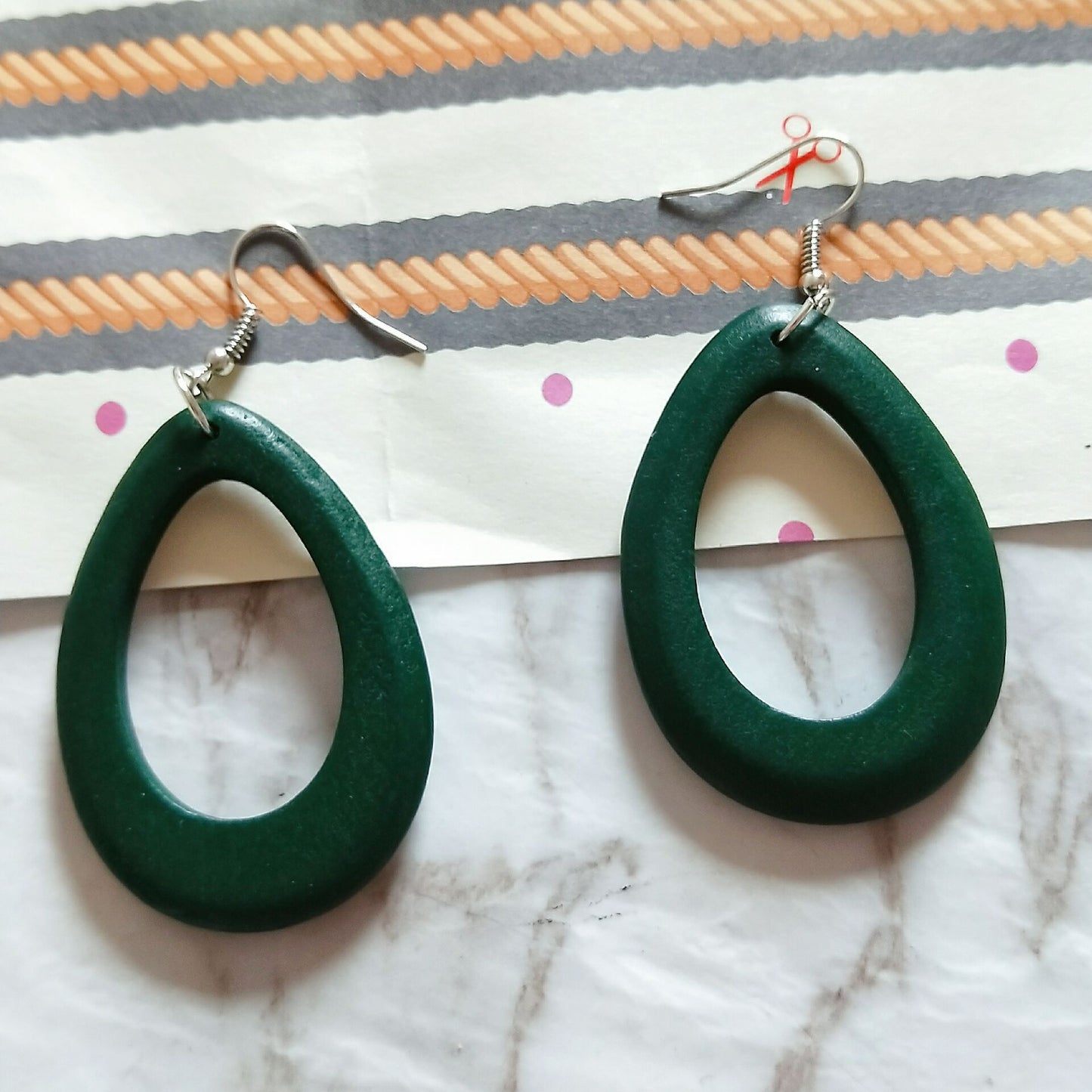 African Retro 50mm Round Earrings For Women - My Store