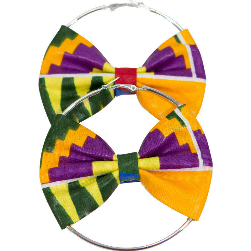 2-piece set of African headscarves and earrings - My Store