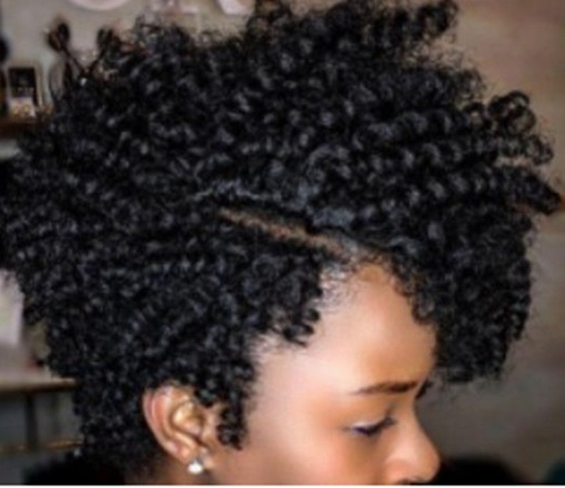Wig Female Small Curly Explosive Headgear African Wig - My Store