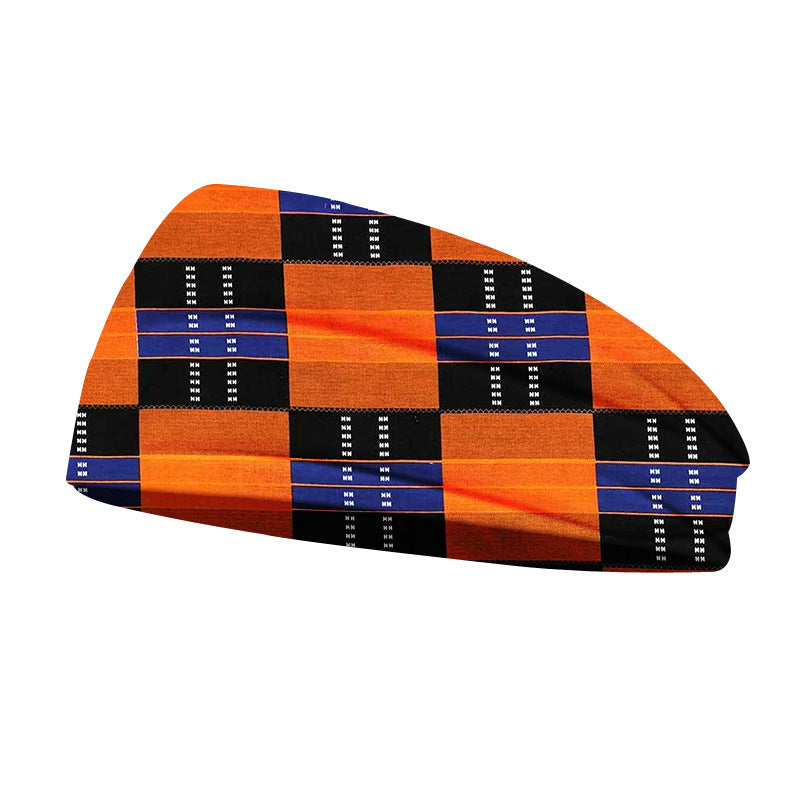 African Geometric Floral Print Headscarf - My Store
