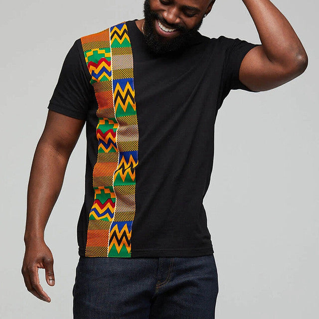 Couple Clothes Summer T Shirt Women African Print Ethnic - My Store