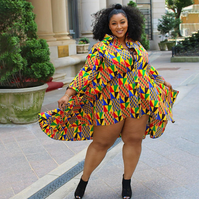 Large Size Fashion Sexy African Dress for Ladies - My Store