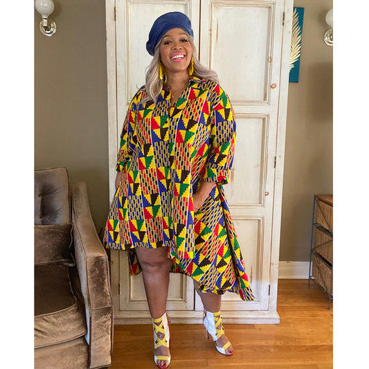 Large Size Fashion Sexy African Dress for Ladies - My Store