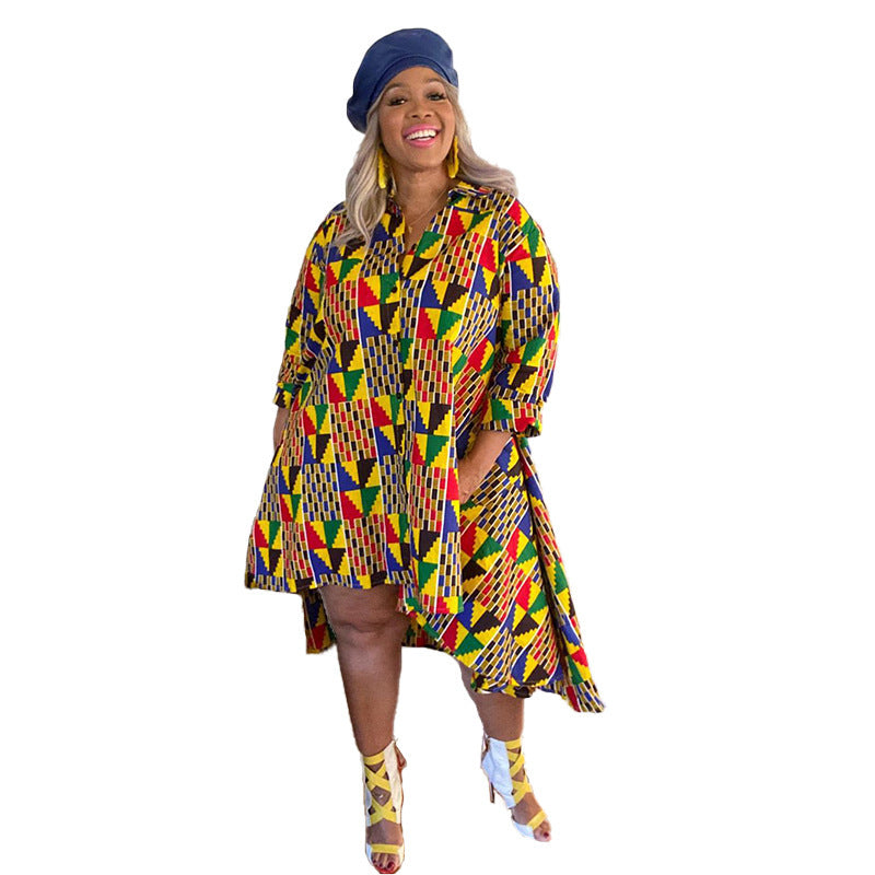Large Size Fashion Sexy African Dress for Ladies - My Store