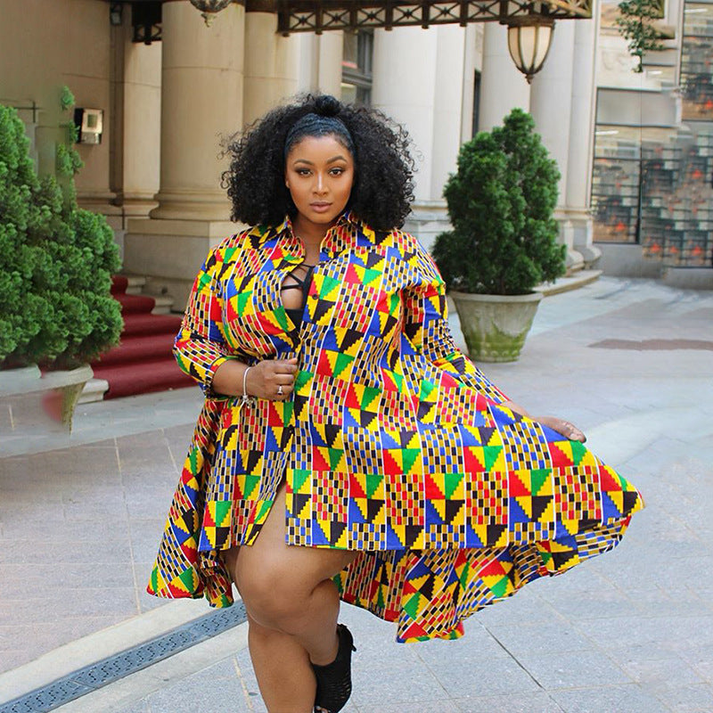 Large Size Fashion Sexy African Dress for Ladies - My Store