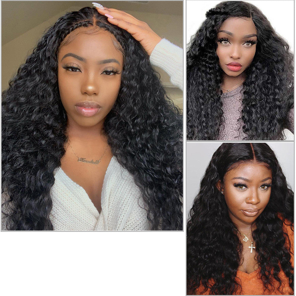 Wig Ladies Long Curly Hair African Small Curls - My Store