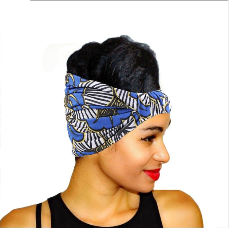 African print wide headscarf - My Store
