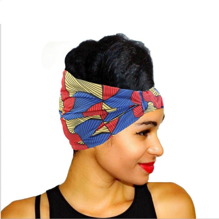 African print wide headscarf - My Store