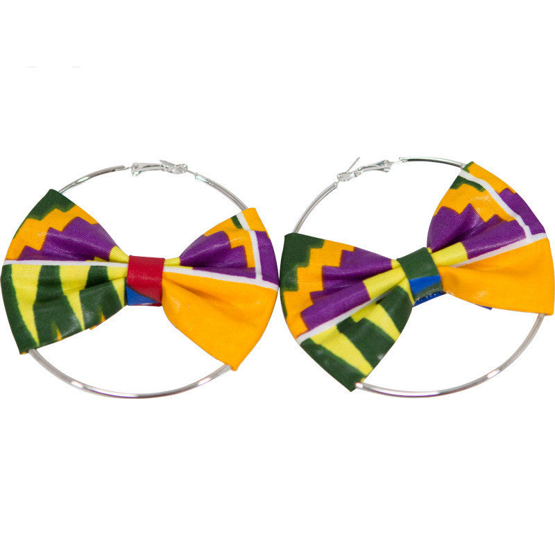 2-piece set of African headscarves and earrings - My Store
