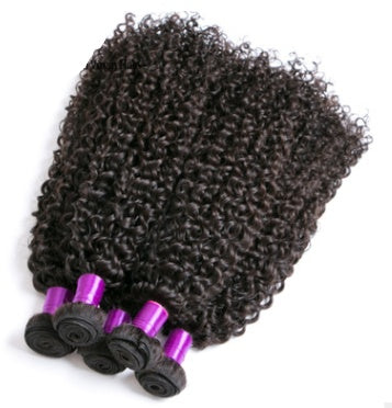 Brazilian Virgin Human Hair Kinky Curly Brazil Real Wig Hair Curtain - My Store