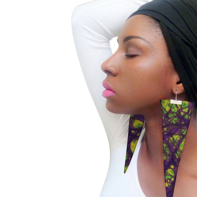 African Ethnic Eardrops Cerecloth Personalized Earrings - My Store