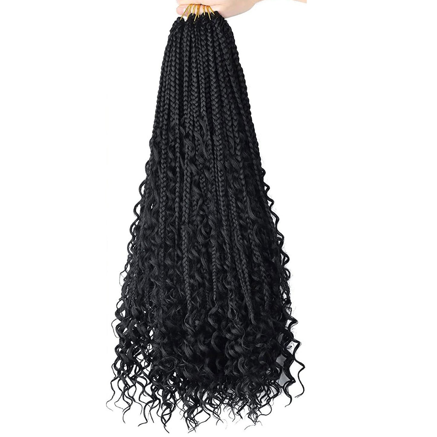 Chemical Fiber Hair Three-strand African Braid Crochet Hair - My Store