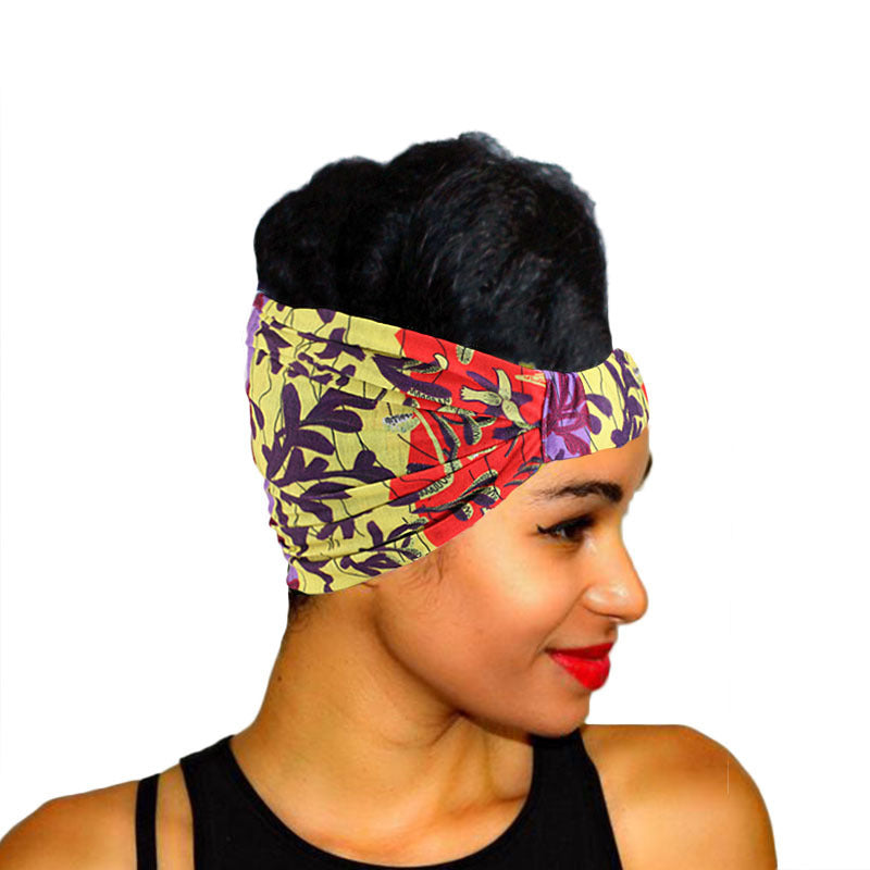 African print wide headscarf - My Store
