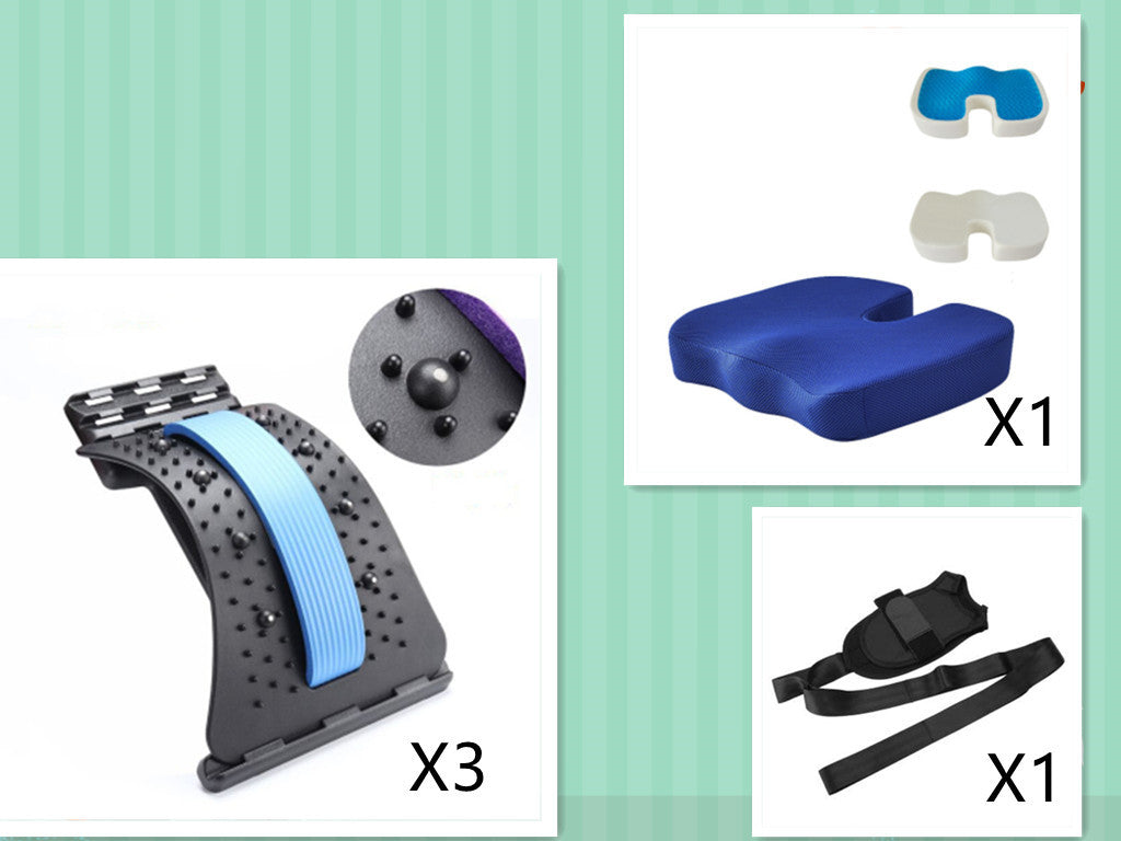 Lumbar Tractor Waist Traction Therapy Lumbar Orthosis Lumbar Intervertebral Disc Waist Prominent Back Pain Relief - My Store