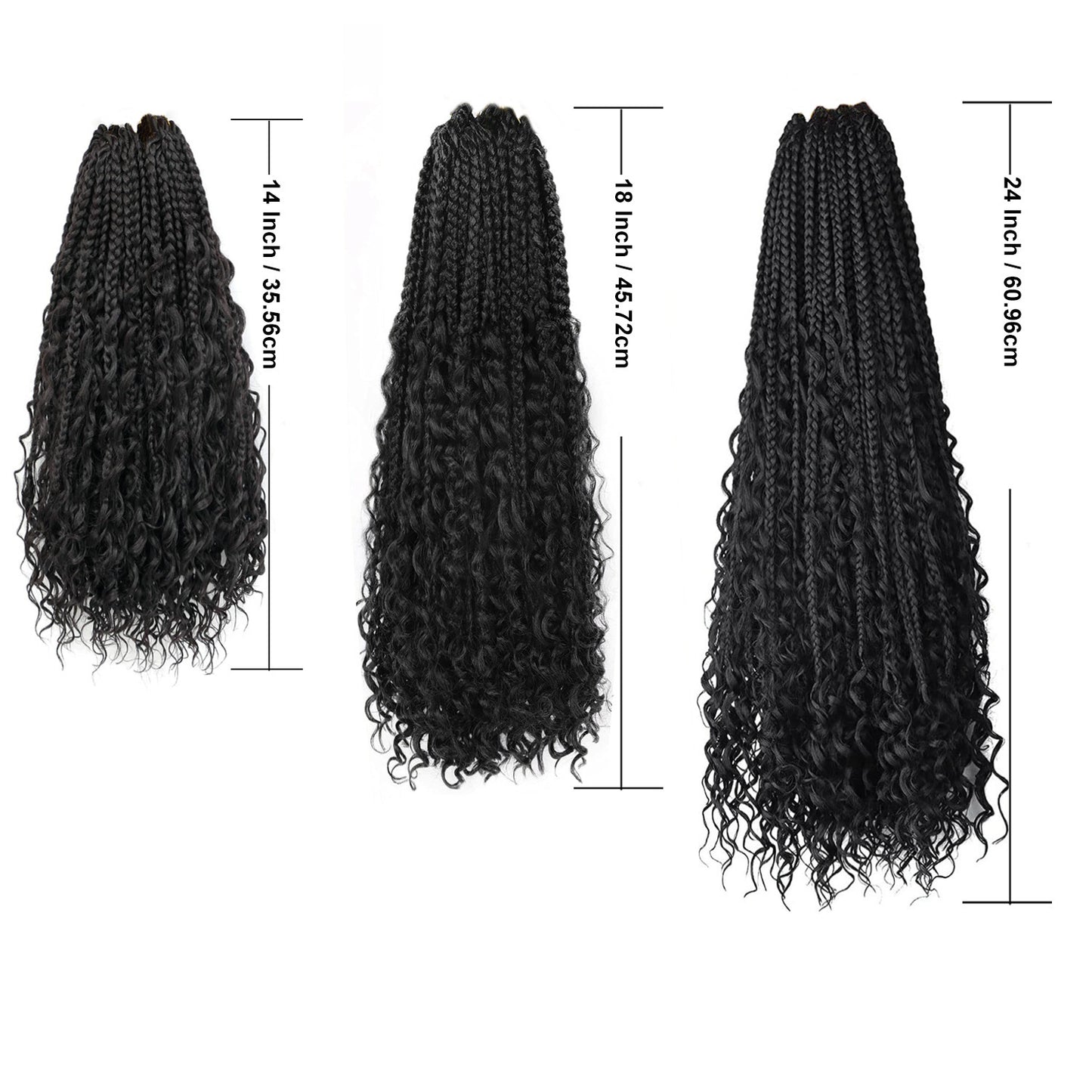 Chemical Fiber Hair Three-strand African Braid Crochet Hair - My Store