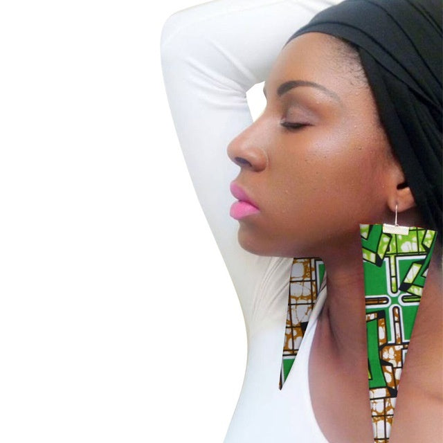 African Ethnic Eardrops Cerecloth Personalized Earrings - My Store