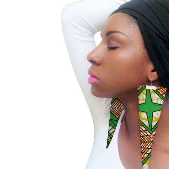 African Ethnic Eardrops Cerecloth Personalized Earrings - My Store