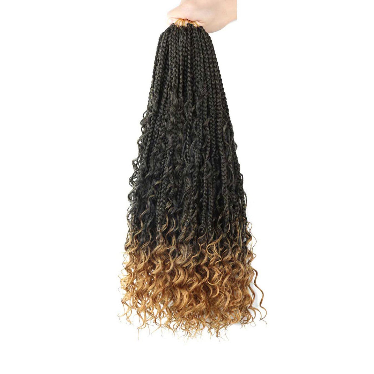 Chemical Fiber Hair Three-strand African Braid Crochet Hair - My Store
